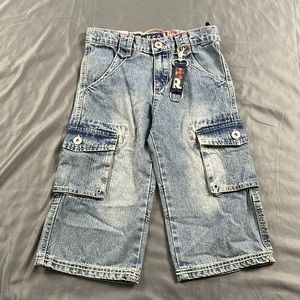 Romeo & Juliet Boys Wide-Leg Denim Short | Size 8